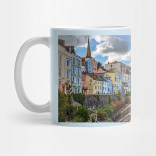 Tenby Town Houses, Pembrokeshire, Wales Mug